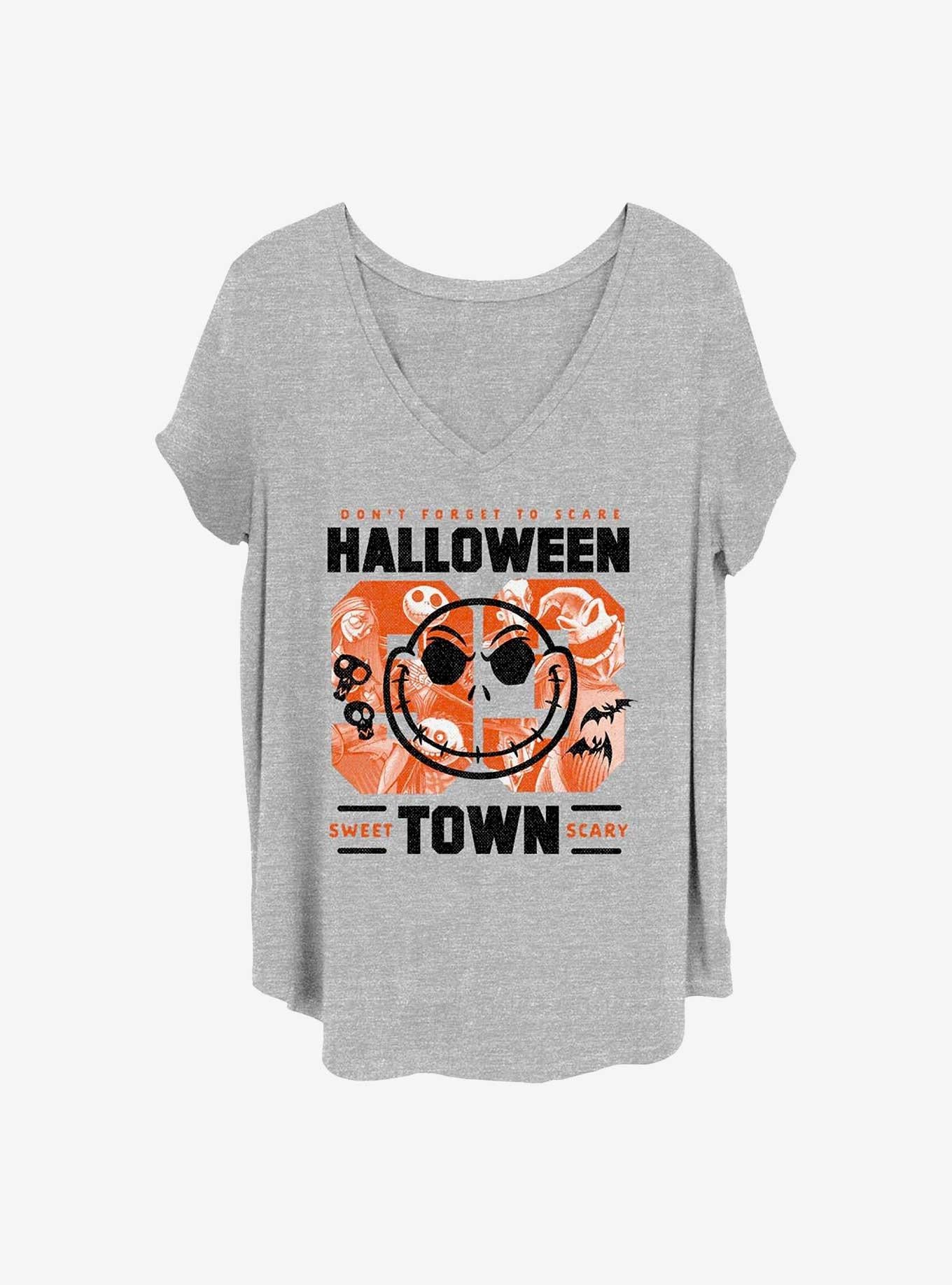 The Nightmare Before Christmas Halloweentown Collage Girls T-Shirt Plus Size T-Shirt | Trending Design | Top Pick For Fans