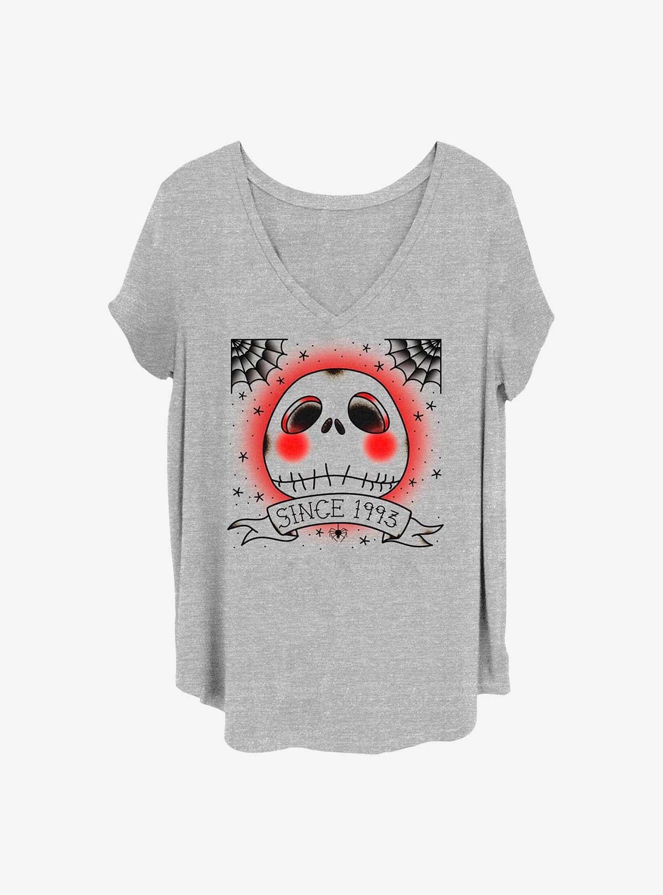 Disney The Nightmare Before Christmas Jack Since 1993 Girls T-shirt Plus Size | Trendy Graphic Tee | Casual Unisex T-shirt