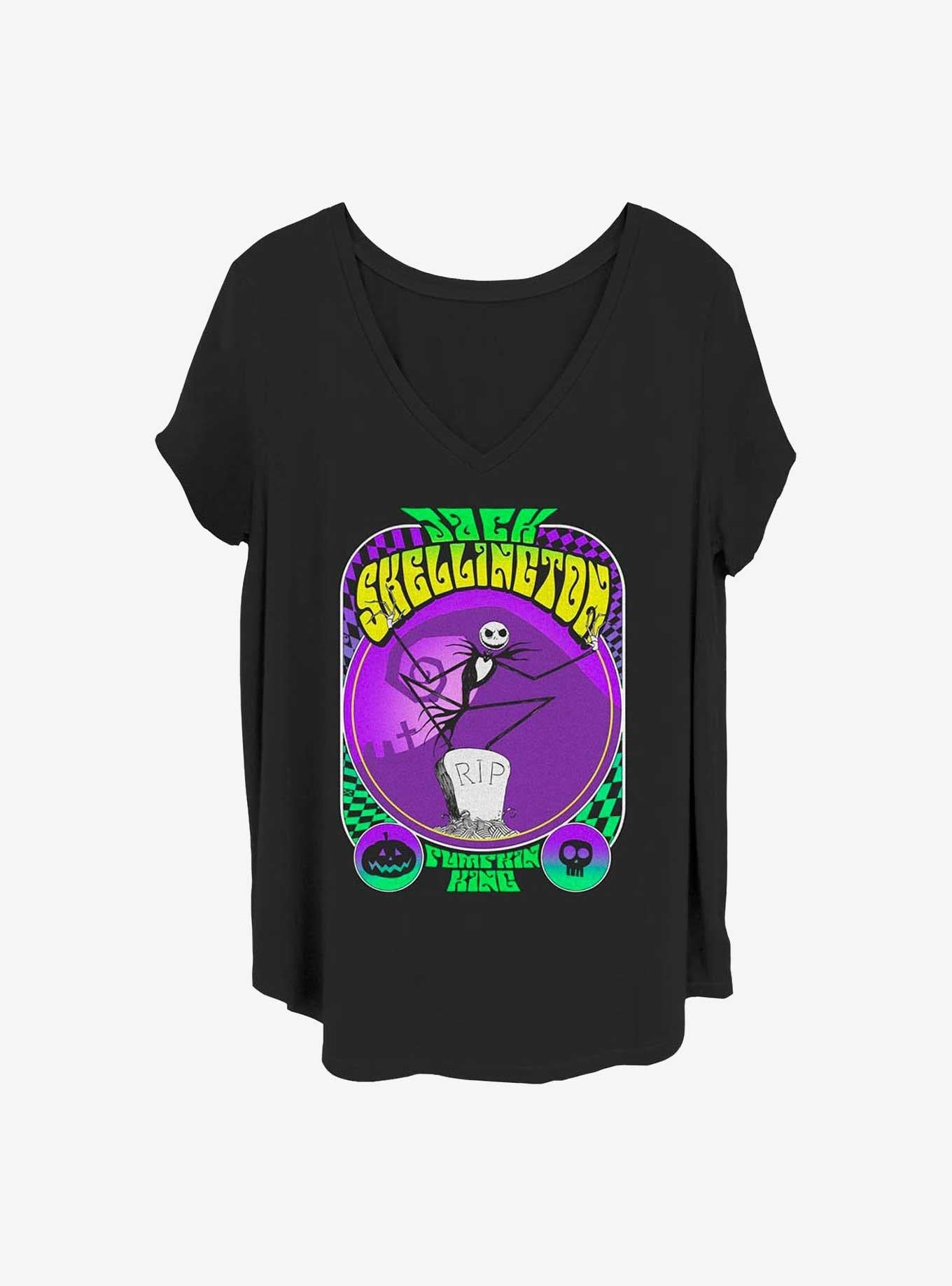 Disney The Nightmare Before Christmas Jack Skellington Girls T-Shirt Plus Size T-Shirt | Trending Design | Must-Have Style