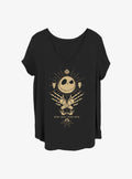 Disney The Nightmare Before Christmas King Jack Girls T-Shirt Plus Size