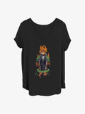 Disney The Nightmare Before Christmas Long Live Pumpkin King Girls T-Shirt Plus Size T-Shirt | Streetwear Vibe | Trending Now
