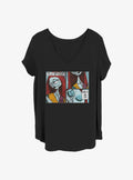 The Nightmare Before Christmas Sally Comic Girls T-Shirt Plus Size