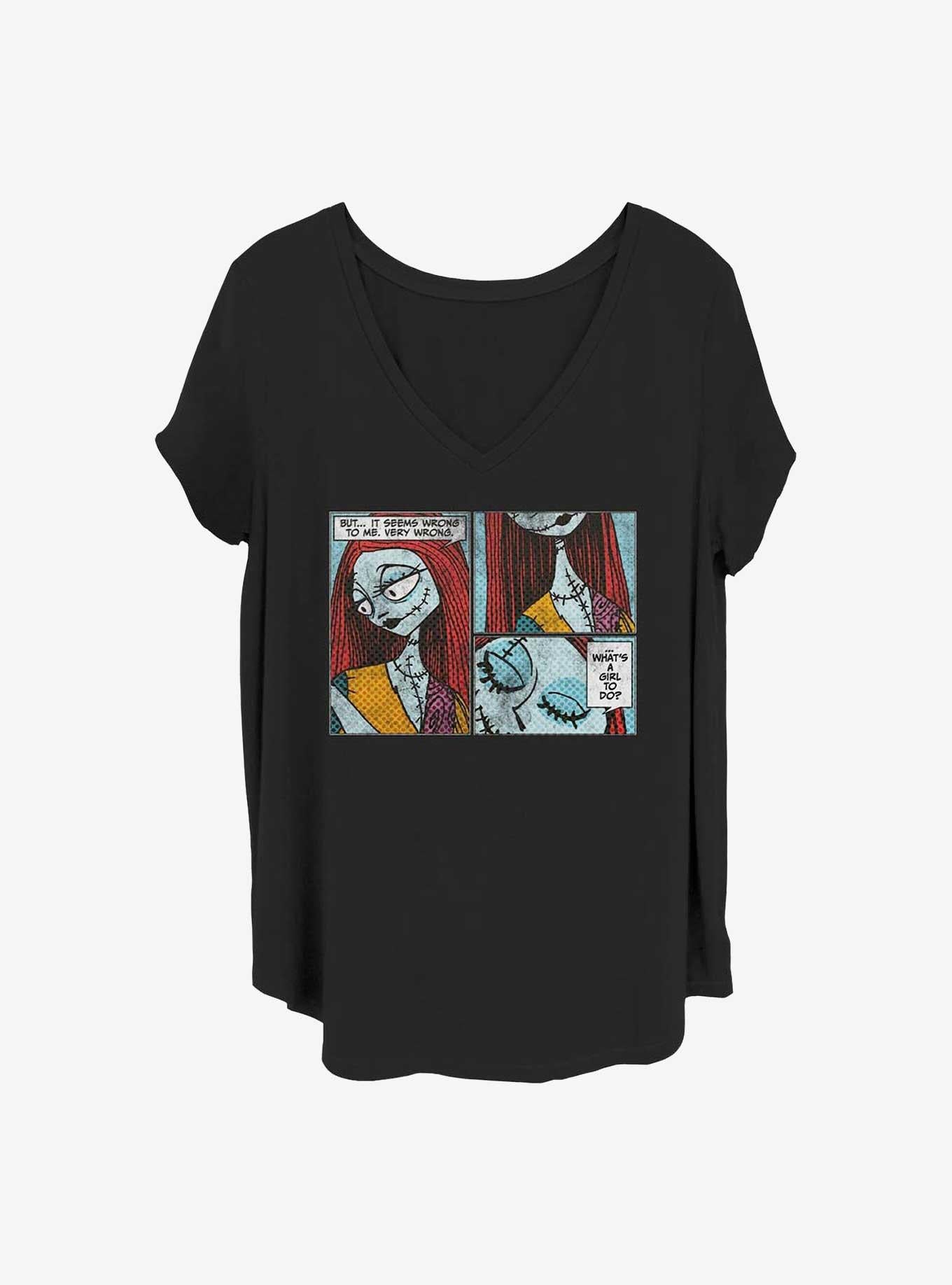 The Nightmare Before Christmas Sally Comic Girls T-Shirt Plus Size