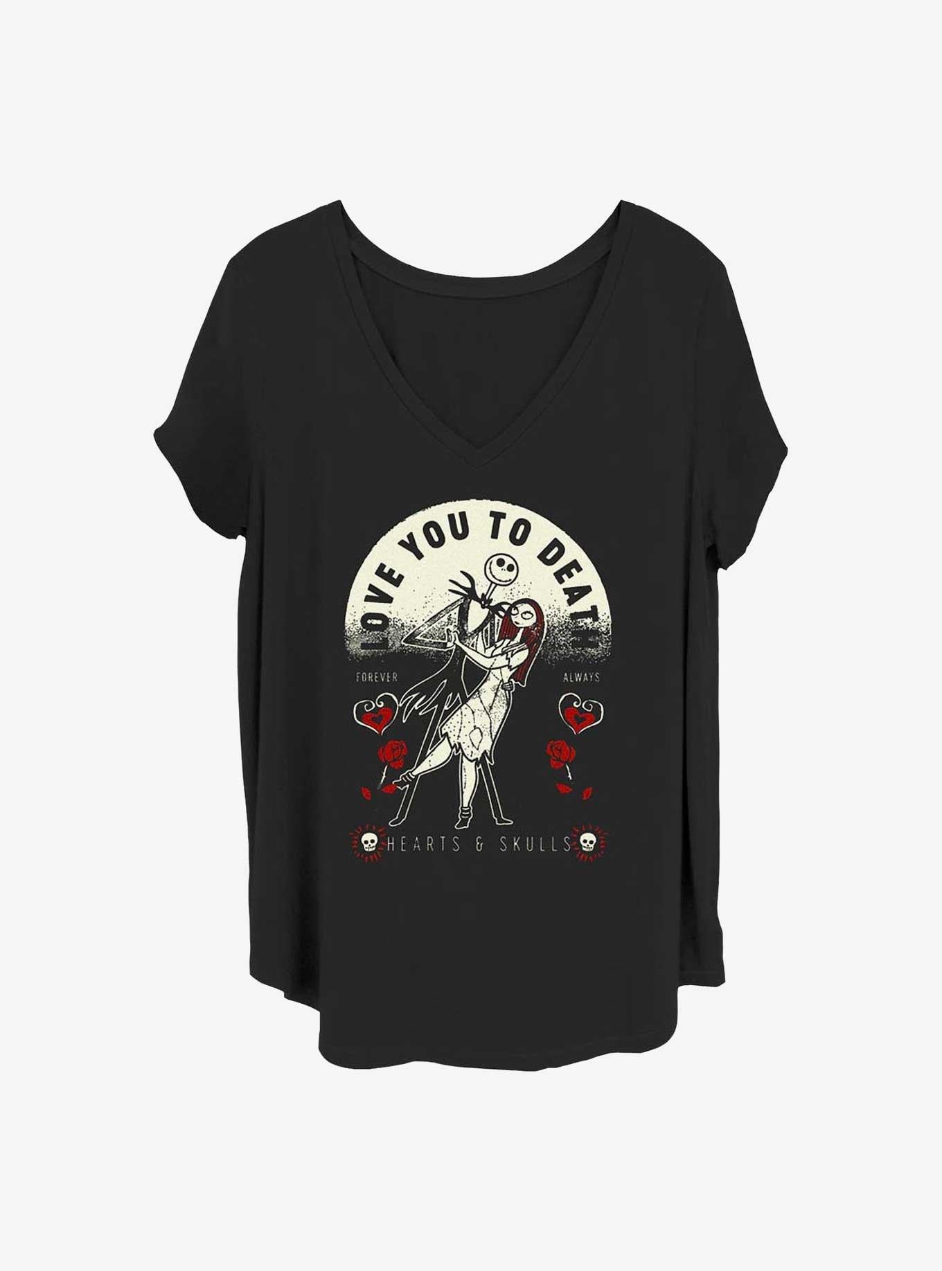 Disney The Nightmare Before Christmas To Death Girls T-Shirt Plus Size