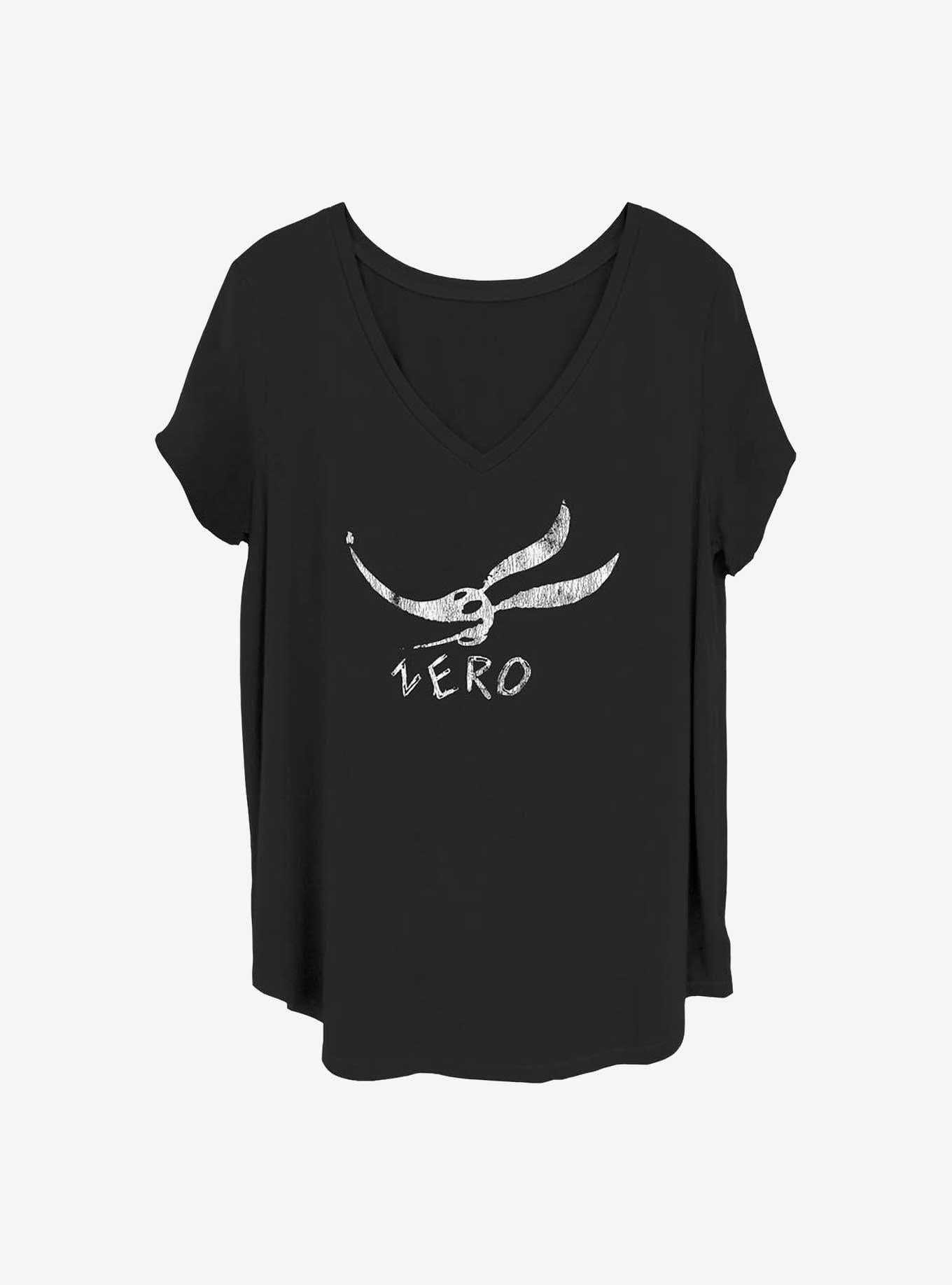 Disney The Nightmare Before Christmas Zero Face Girls T-Shirt Plus Size T-Shirt | Exclusive Edition | Great Gift Idea