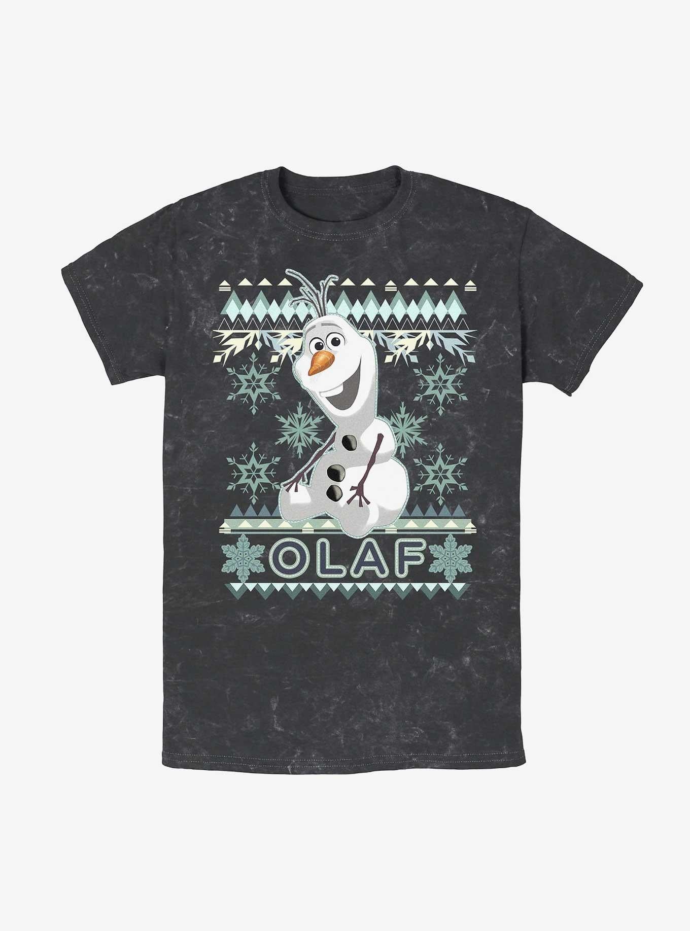 Disney Frozen Olaf Christmas Mineral Wash T-Shirt T-Shirt | Best-Selling Artwork | Must-Have Style