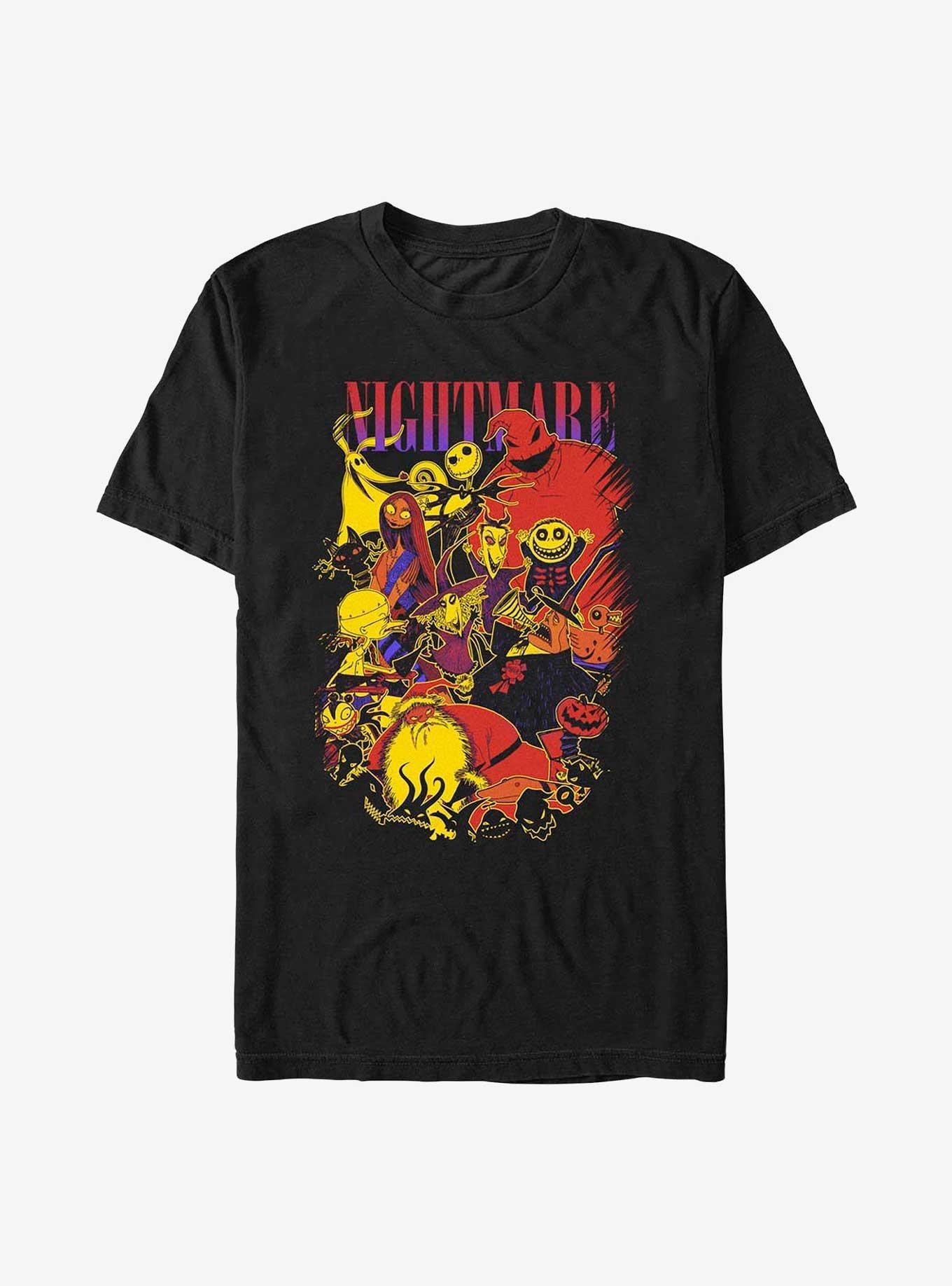 Disney The Nightmare Before Christmas Spook Squad T-shirt | Trendy Graphic Tee | Casual Unisex T-shirt
