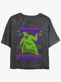 Disney The Nightmare Before Christmas Oogie Boogie Christmas Mineral Wash Girls Crop T-Shirt