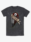The Nightmare Before Christmas Jack Eternal Mineral Wash T-shirt | Trendy Graphic Tee | Casual Unisex T-shirt