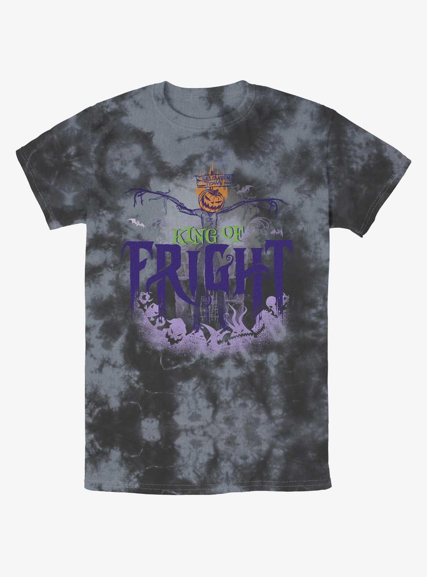 Disney The Nightmare Before Christmas King of Fright Tie-Dye T-Shirt T-Shirt | Aesthetic Graphic | Great Gift Idea