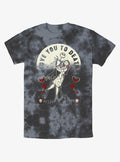 The Nightmare Before Christmas Jack Sally Love You To Death Tie-Dye T-Shirt T-Shirt | High-Quality Print | Trending Now