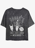 The Nightmare Before Christmas Boogie's Boys Mineral Wash Girls Crop T-Shirt