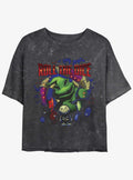The Nightmare Before Christmas Oogie Dice Mineral Wash Girls Crop T-Shirt T-Shirt | Streetwear Vibe | High Demand Item