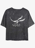 The Nightmare Before Christmas Zero Face Mineral Wash Girls Crop T-Shirt T-Shirt | Trending Design | Perfect For Daily Wear