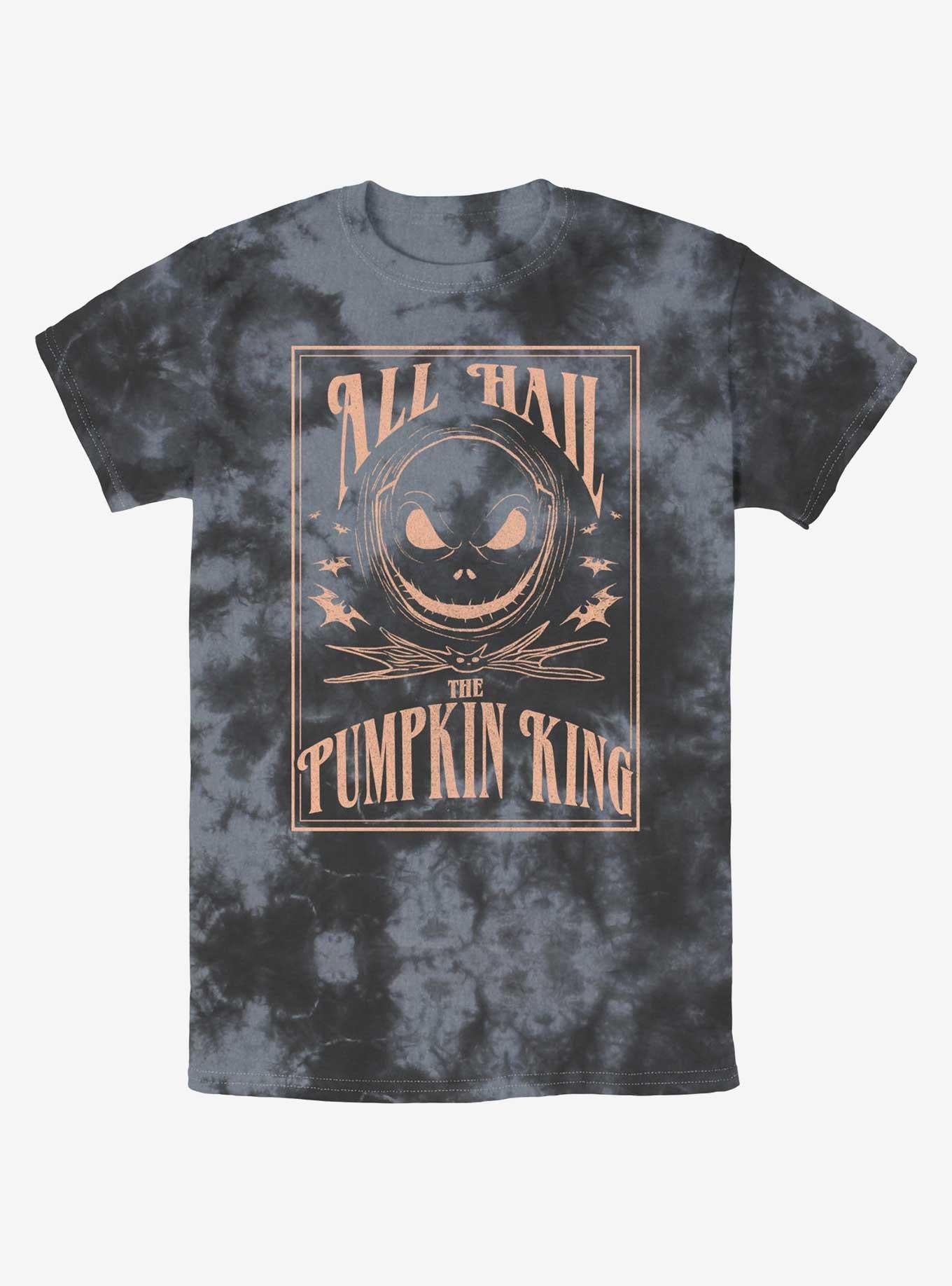 The Nightmare Before Christmas Hail The Pumpkin King Tie-Dye T-Shirt T-Shirt | Premium Graphic | Must-Have Style