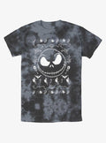 Disney The Nightmare Before Christmas Jack Spooky Icons Tie-dye T-shirt | Trendy Graphic Tee | Casual Unisex T-shirt