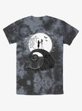 Disney The Nightmare Before Christmas Jack and Sally Meant To Be Tie-Dye T-Shirt T-Shirt | Viral Style | Must-Have Style