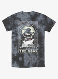 The Nightmare Before Christmas Oogie Boogie The Moon Tarot Card Tie-dye T-shirt | Trendy Graphic Tee | Casual Unisex T-shirt