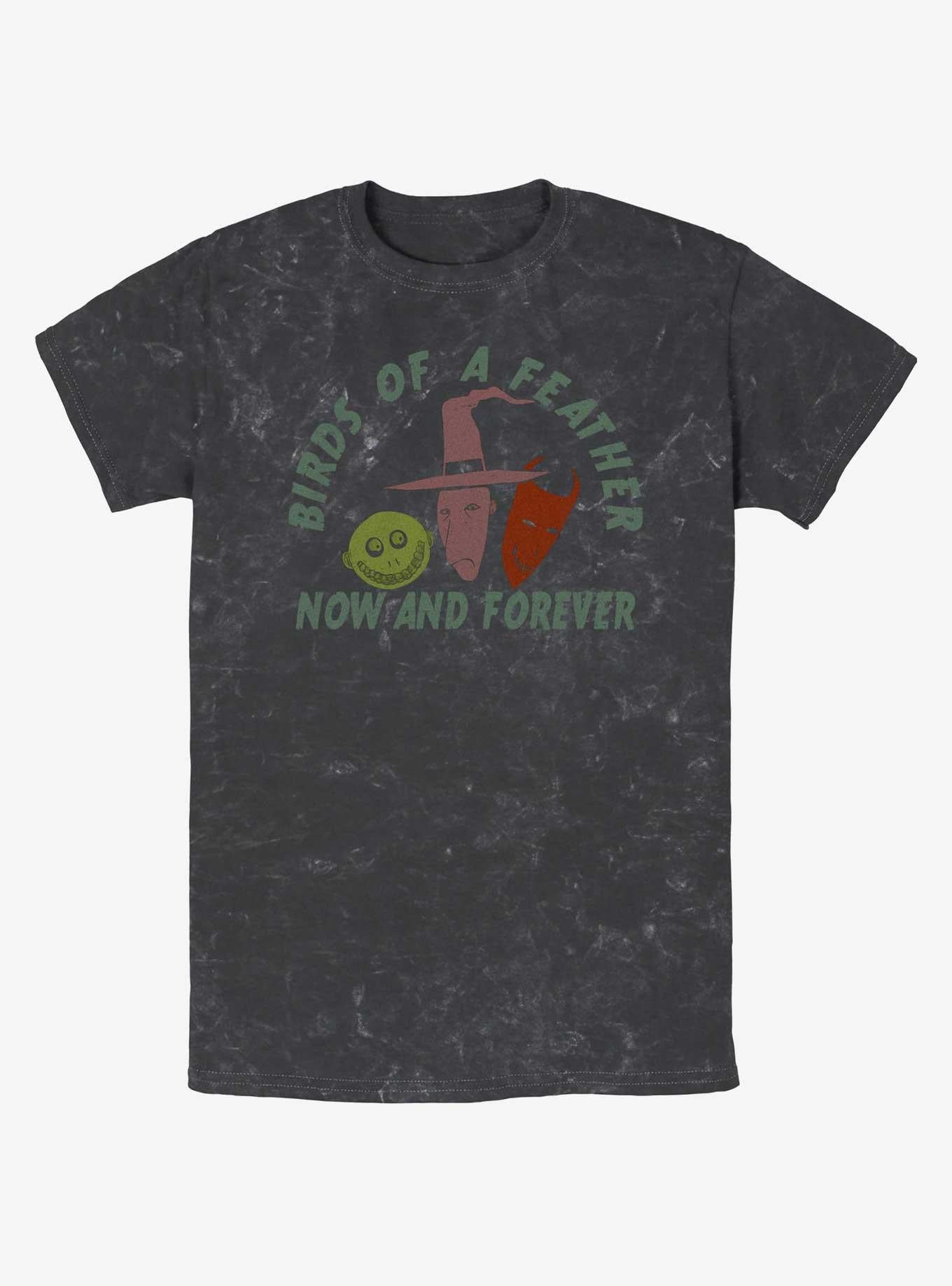 Disney The Nightmare Before Christmas Now And Forever Lock Shock And Barrel Mineral Wash T-shirt | Trendy Graphic Tee | Casual Unisex T-shirt