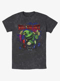 The Nightmare Before Christmas Oogie Dice Mineral Wash T-shirt | Trendy Graphic Tee | Casual Unisex T-shirt