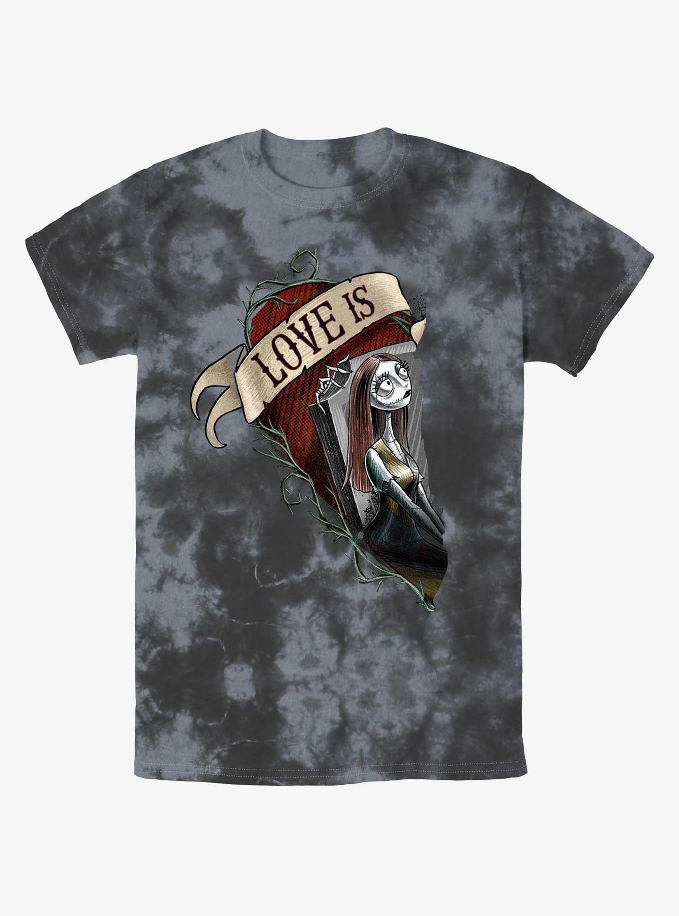 The Nightmare Before Christmas Sally Love Is Tie-Dye T-Shirt T-Shirt | Streetwear Vibe | Must-Have Style