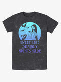 Disney The Nightmare Before Christmas Sally Sweet Like Deadly Nightshade Mineral Wash T-shirt | Trendy Graphic Tee | Casual Unisex T-shirt