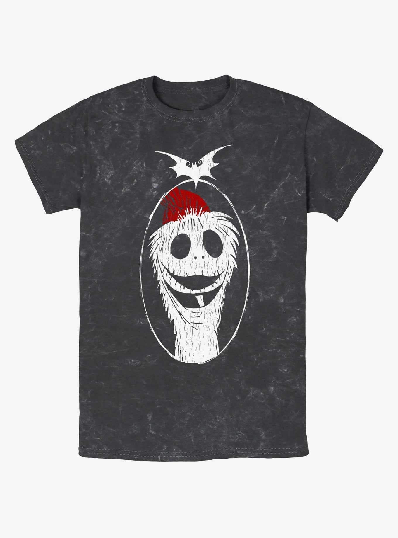 Disney The Nightmare Before Christmas Santa Jack Mineral Wash T-Shirt