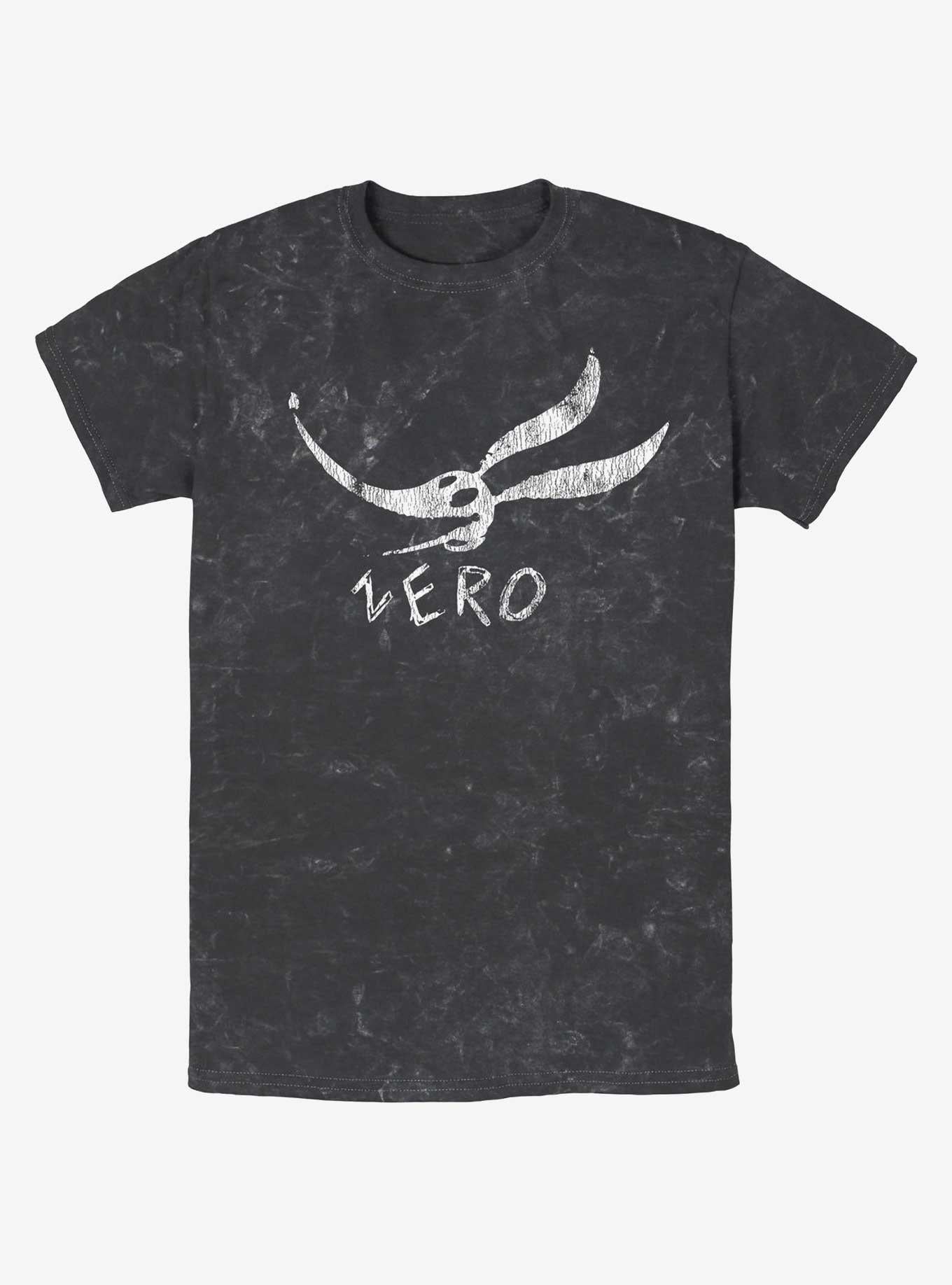 The Nightmare Before Christmas Zero Face Mineral Wash T-Shirt T-Shirt | Aesthetic Graphic | Must-Have Style