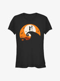 Disney The Nightmare Before Christmas Jack And Sally Haunt Hill Girls T-Shirt T-Shirt | Streetwear Vibe | Top Pick For Fans