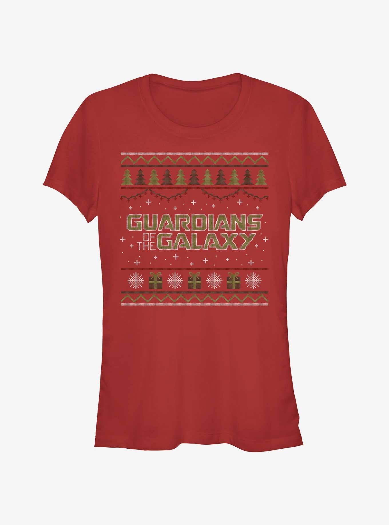 Marvel Guardians of the Galaxy Christmas Galaxy Girls T-Shirt