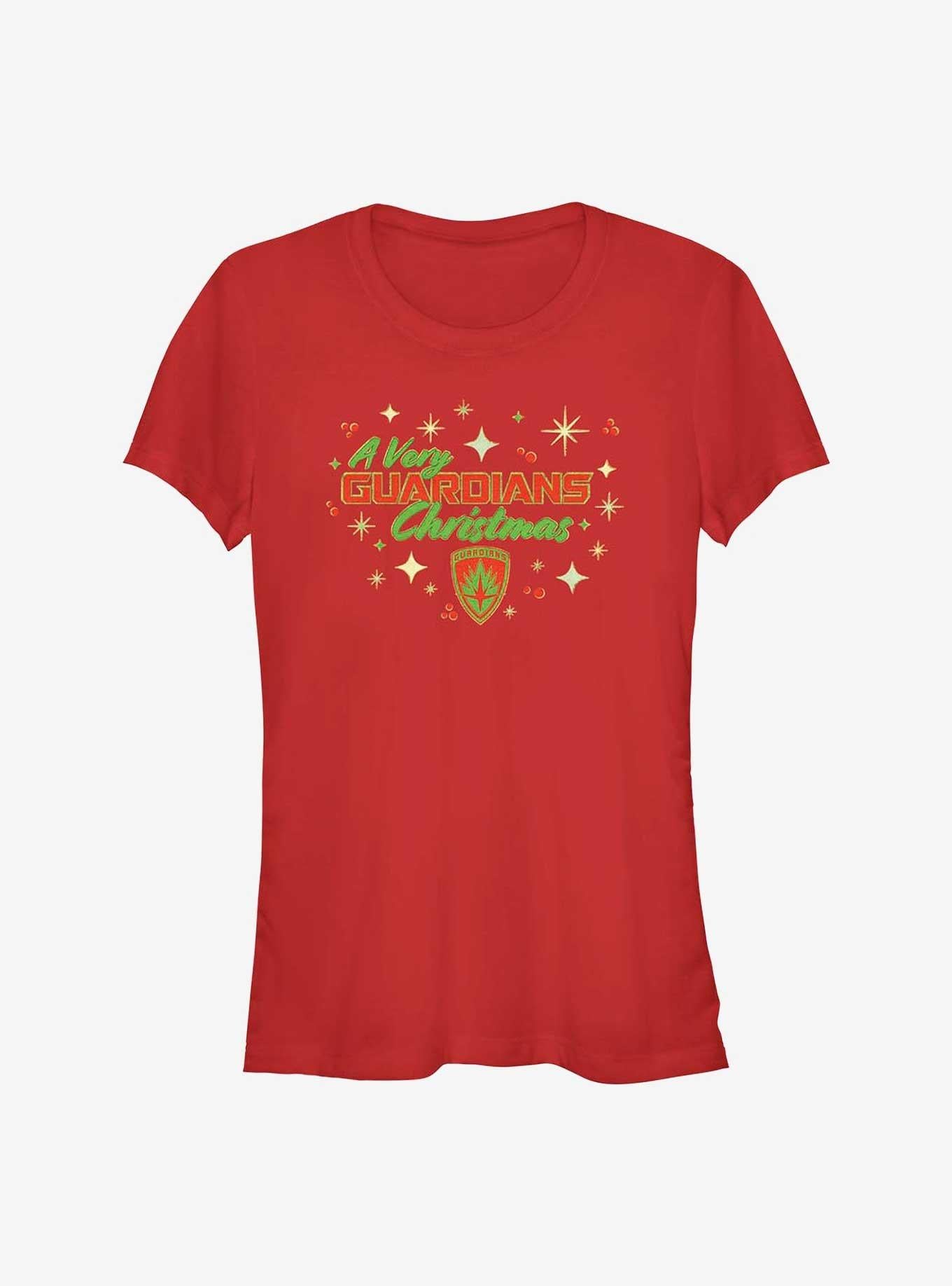 Marvel Guardians of the Galaxy Holiday Special A Very Guardians Christmas Girls T-Shirt