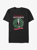 The Nightmare Before Christmas Jack Season's Creepings Wreath T-Shirt