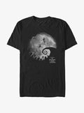 The Nightmare Before Christmas Jack Skellington Night Moon T-Shirt T-Shirt | High-Quality Print | Perfect For Daily Wear
