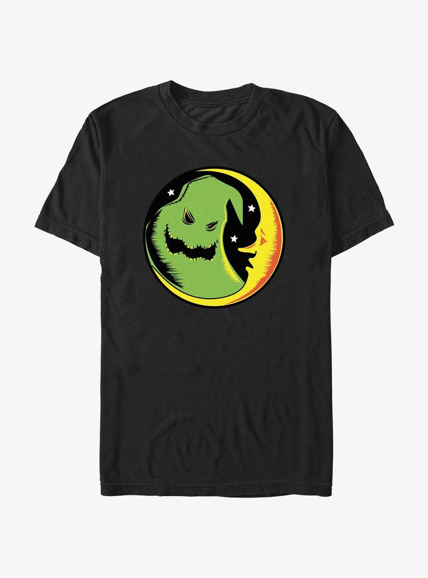 Disney The Nightmare Before Christmas Oogie Boogie Moon T-shirt | Trendy Graphic Tee | Casual Unisex T-shirt