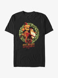 Disney The Nightmare Before Christmas Santa Jack Wreath T-Shirt T-Shirt | Streetwear Vibe | Trending Now