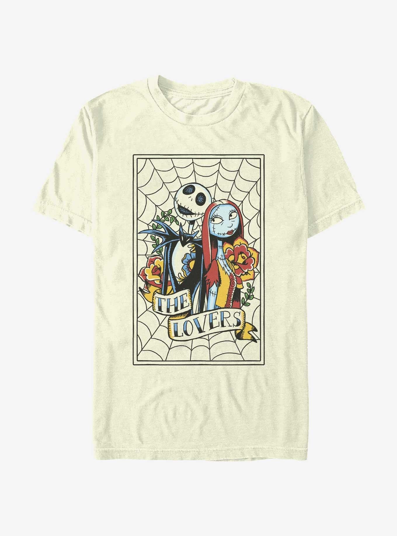 Disney The Nightmare Before Christmas Jack and Sally The Lovers T-Shirt