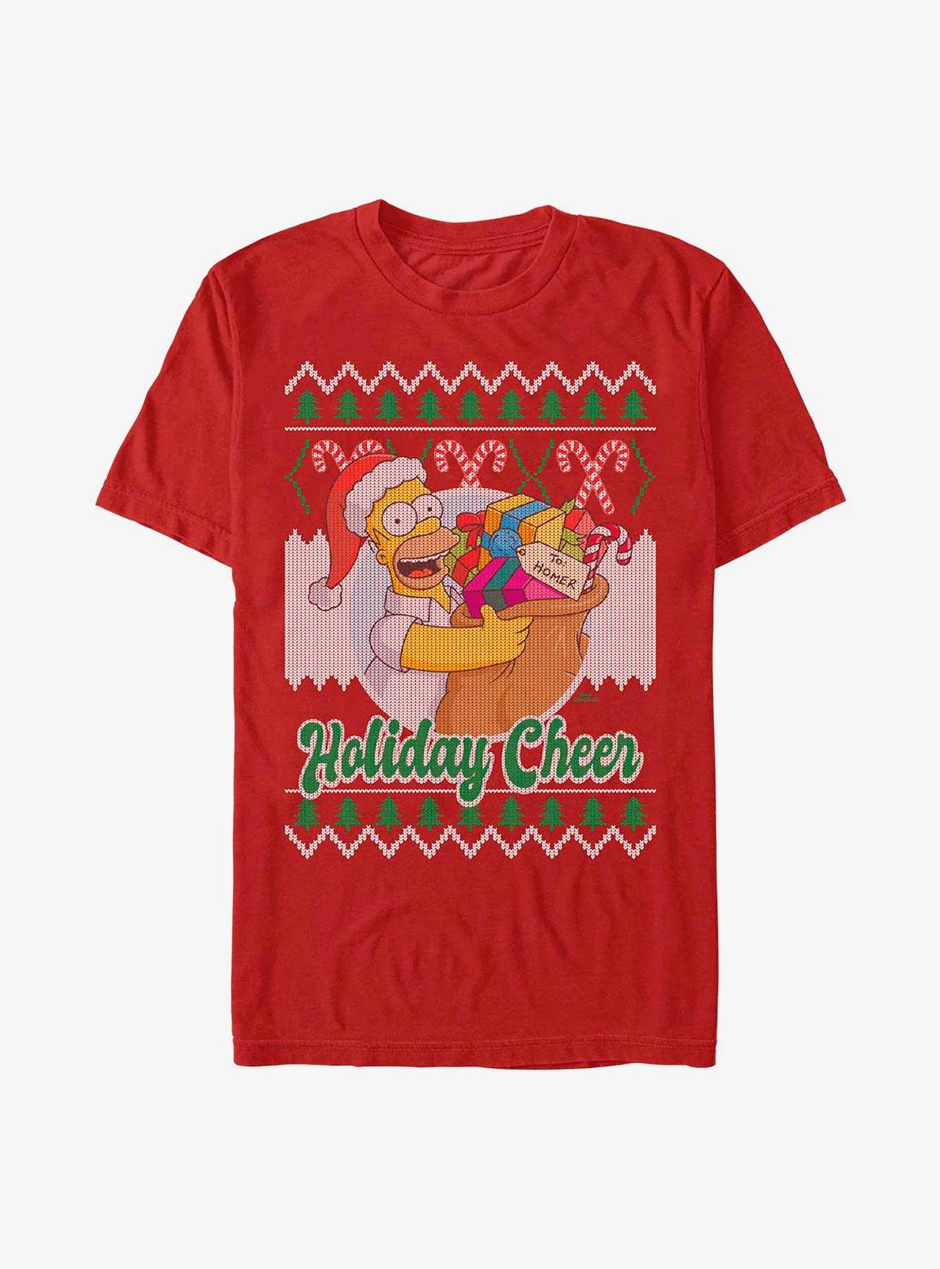 The Simpsons Homer Ugly Christmas T-Shirt T-Shirt | Best-Selling Artwork | High Demand Item