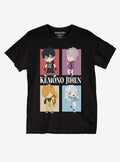 Kemono Jihen Chibi Character Grid T-Shirt T-Shirt | Exclusive Art Design | Top Pick For Fans