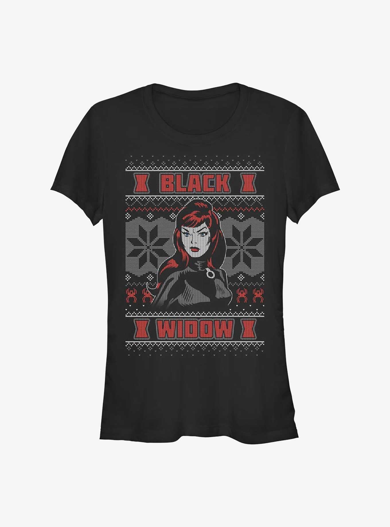 Marvel Black Widow Ugly Christmas Girls T-Shirt T-Shirt | Streetwear Vibe | Must-Have Style
