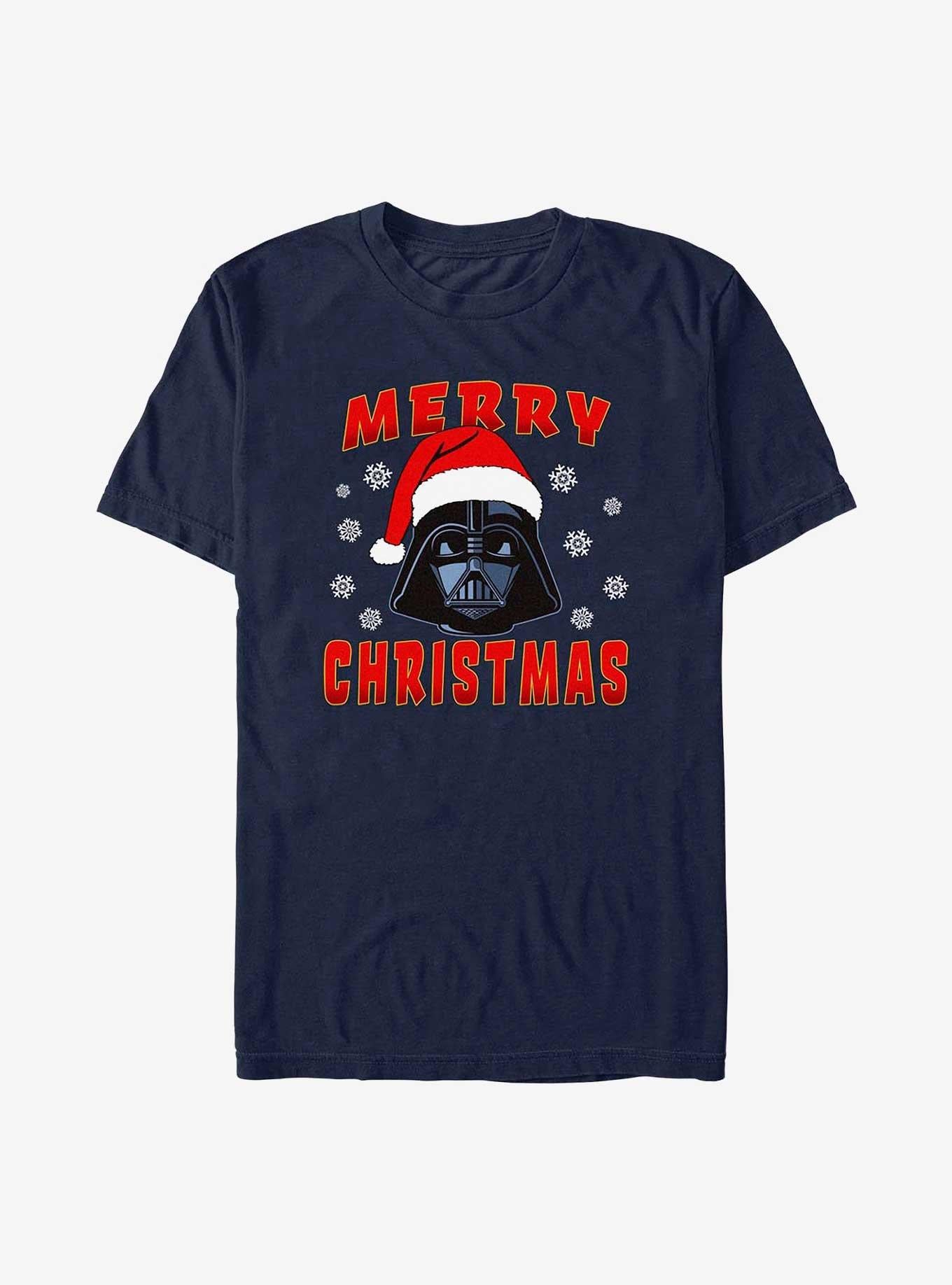 Star Wars Vader Merry Christmas T-Shirt T-Shirt | Viral Style | Trending Now