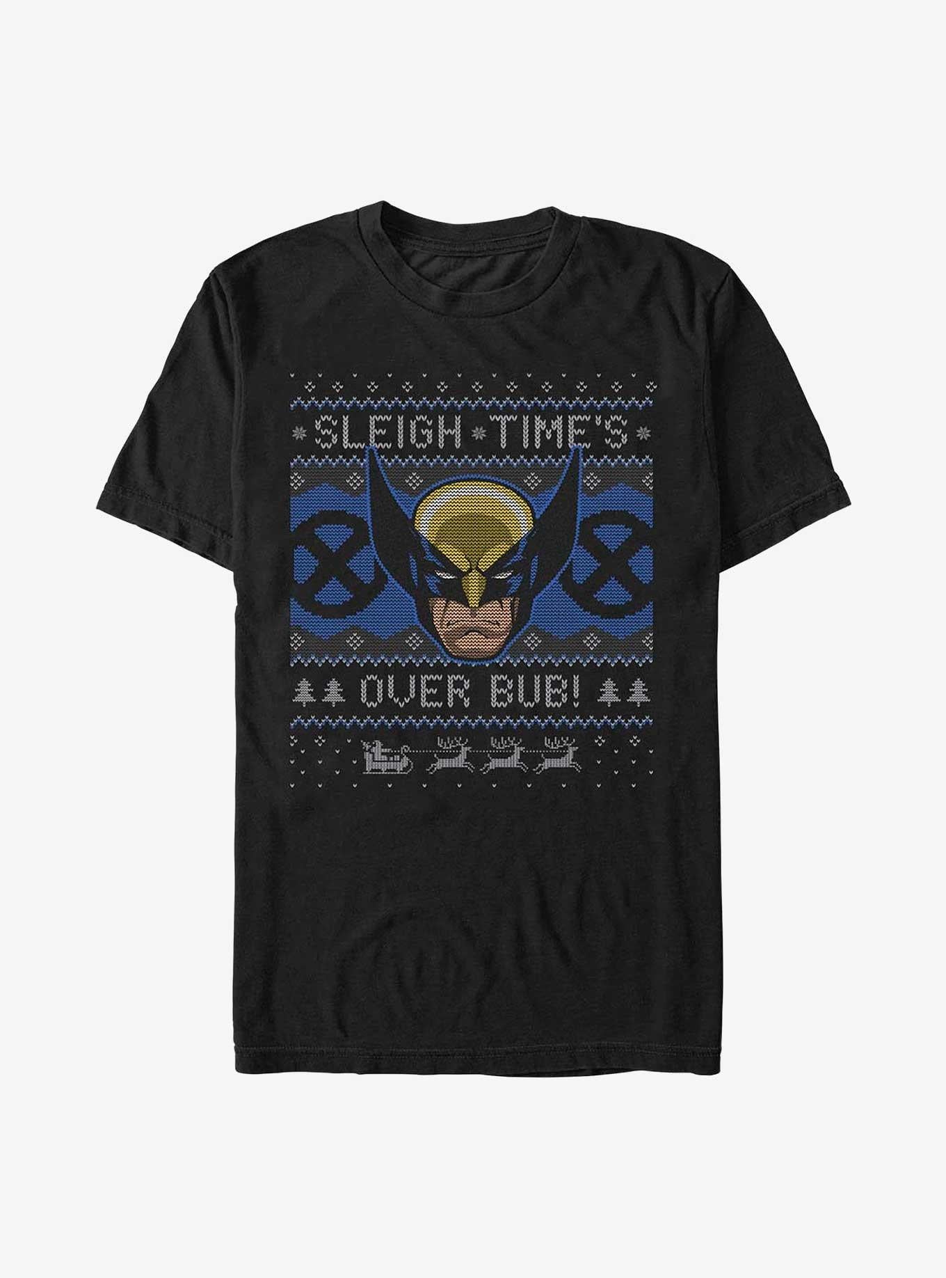 Marvel X-Men Wolverine Ugly Christmas T-Shirt T-Shirt | Bold Graphic Edition | Must-Have Style