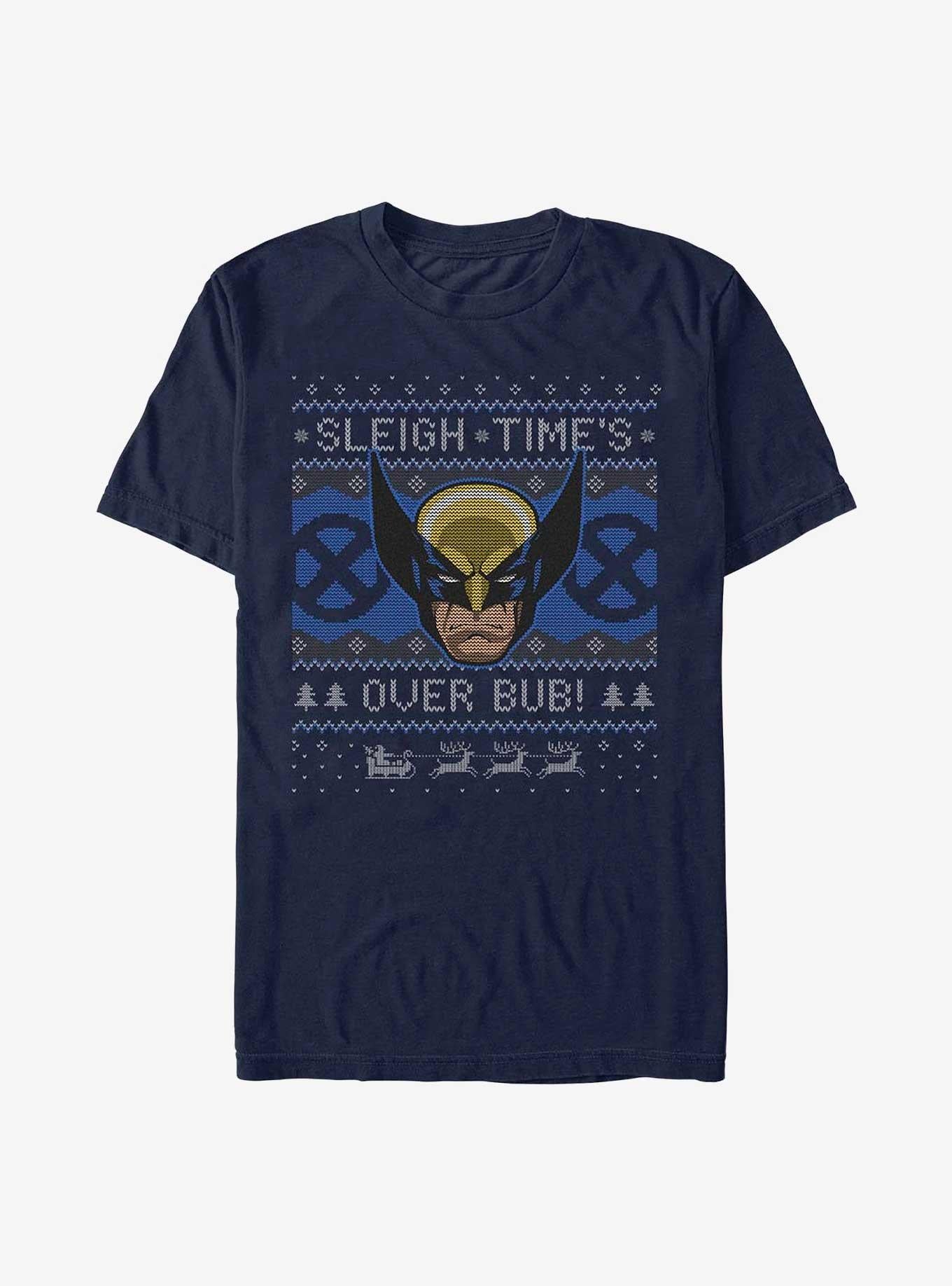 Marvel X-Men Wolverine Ugly Christmas T-Shirt T-Shirt | Aesthetic Graphic | Great Gift Idea