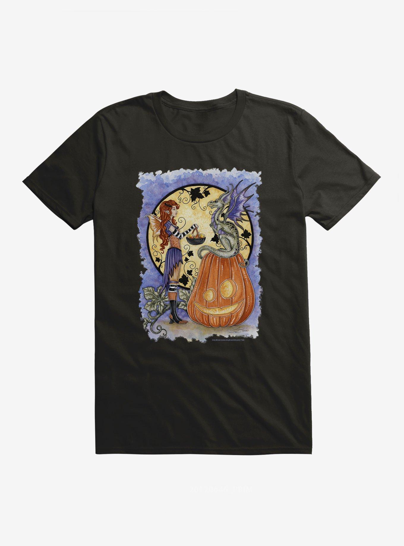 Dragons Love Candy Corn T-Shirt by Amy Brown T-Shirt | Trending Design | Trending Now
