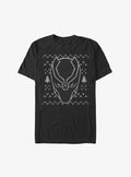 Marvel Black Panther Mask Ugly Christmas T-Shirt T-Shirt | Trending Streetwear Style | Perfect For Daily Wear