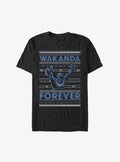 Marvel Black Panther Wakanda Forever Ugly Christmas T-Shirt T-Shirt | Fan Favorite Style | Top Pick For Fans