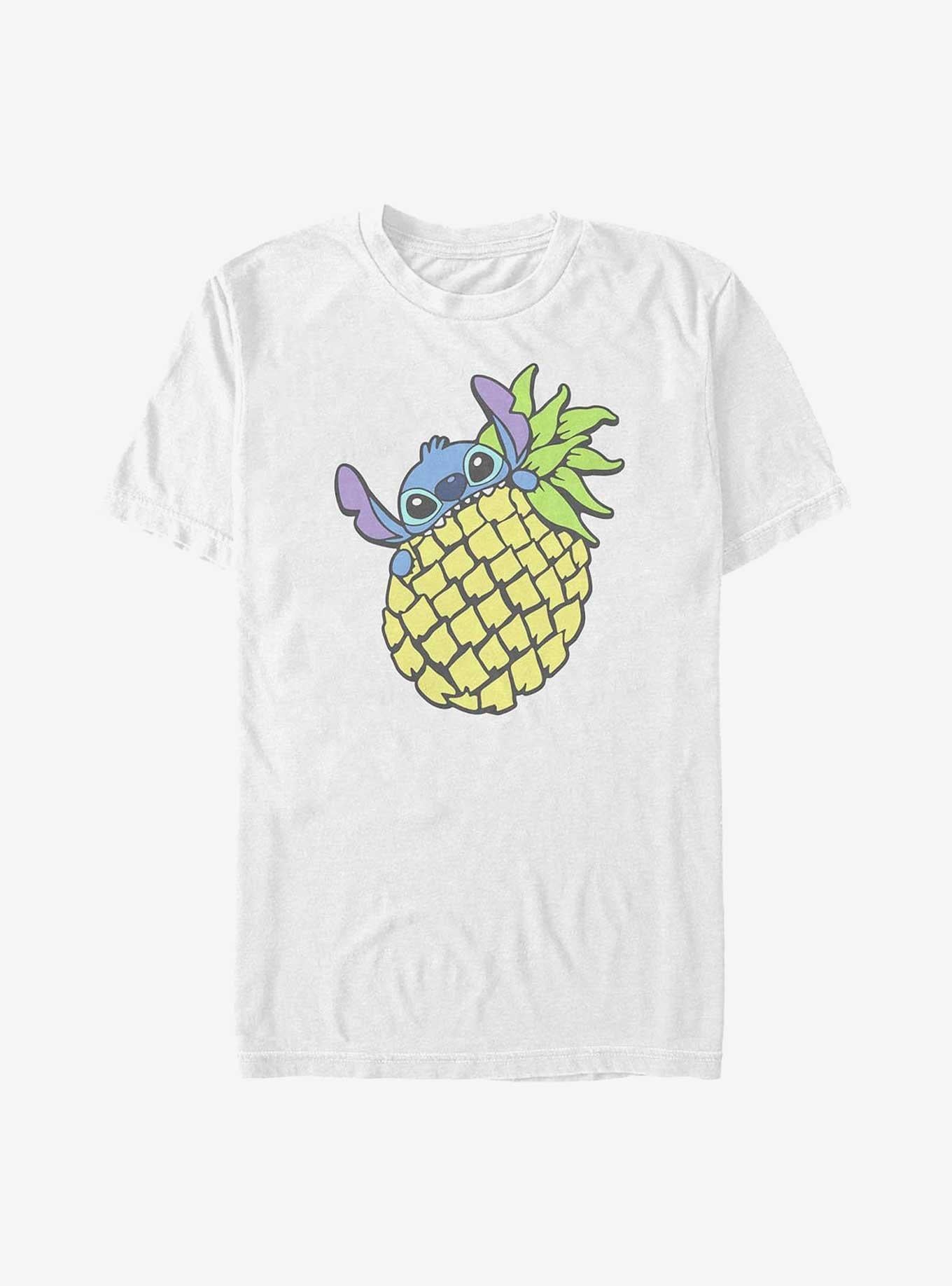 Disney Lilo Stitch Pineapple Stitch T-Shirt T-Shirt | Vintage Graphic Vibe | Perfect For Daily Wear
