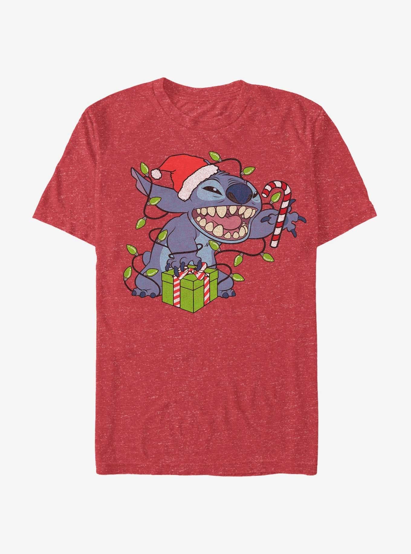 Disney Lilo Stitch Merry Stitchmas T-Shirt T-Shirt | Fan Favorite Style | Top Pick For Fans