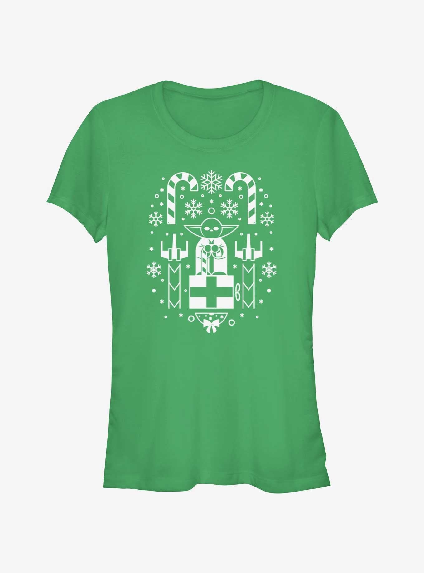 Star Wars Christmas Yoda Girls T-Shirt T-Shirt | Streetwear Vibe | Great Gift Idea