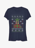 Star Wars Yoda Ugly Christmas Girls T-Shirt T-Shirt | High-Quality Print | Must-Have Style