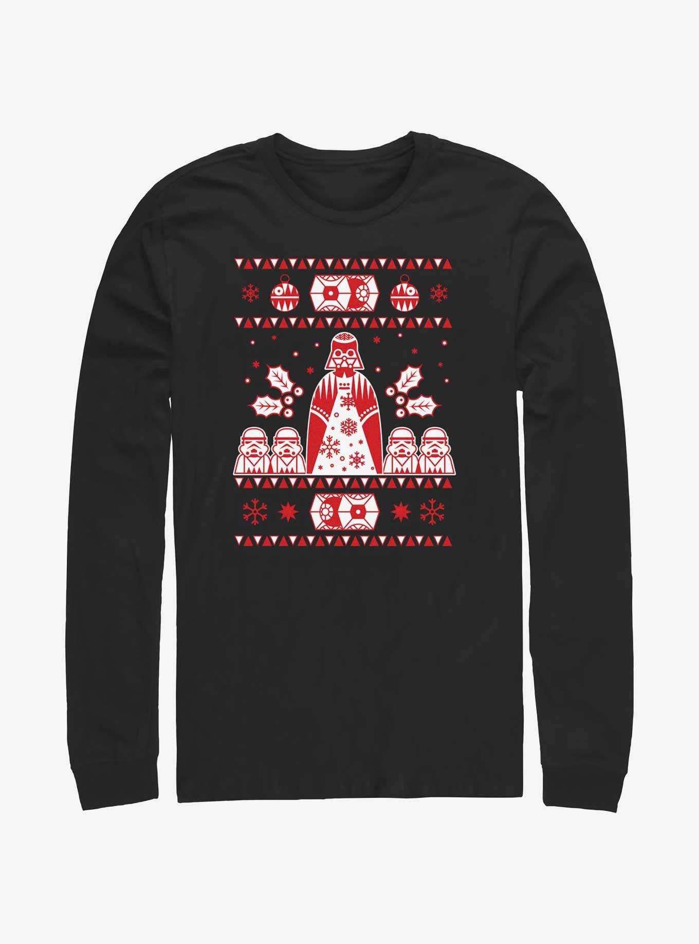 Star Wars Empire Ugly Christmas Long-Sleeve T-Shirt T-Shirt | Streetwear Vibe | Must-Have Style
